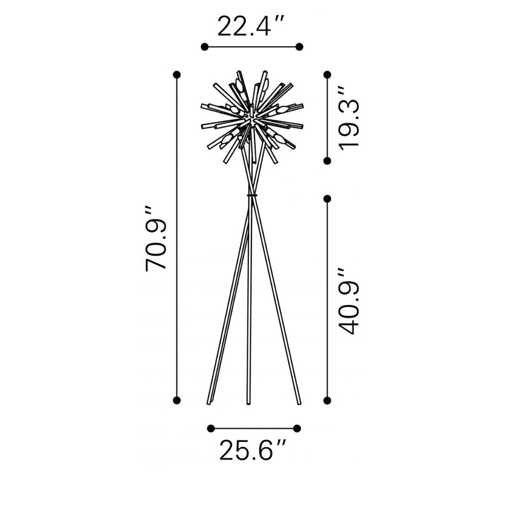 Lámpara de Pie para Sala de Estar | Acero Cromado | Acrílico | Interior Cuarto Sala de Espera Habitacion Decorativa Hogar Interior Decorativos Lampara Iluminacion Lampara Piso Lampara Moderna Luz Cocina Sala de Estar LÁMPARA NOGAL BEAT SAVOY