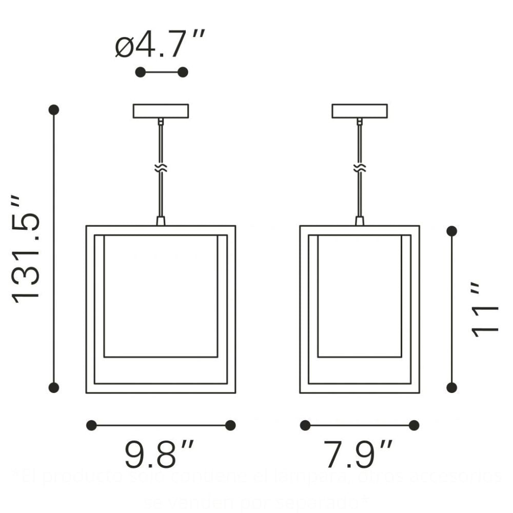 Lámpara de Techo para Comedor | Oro | Acero Negro | Interior Cuarto Sala de Espera Habitación Decorativa Hogar Interior Decorativos Lampara Iluminacion Lampara Piso Lampara Moderna Luz Cocina Sala de Estar Dormitorio  LÁMPARA NOGAL BEAT YVES