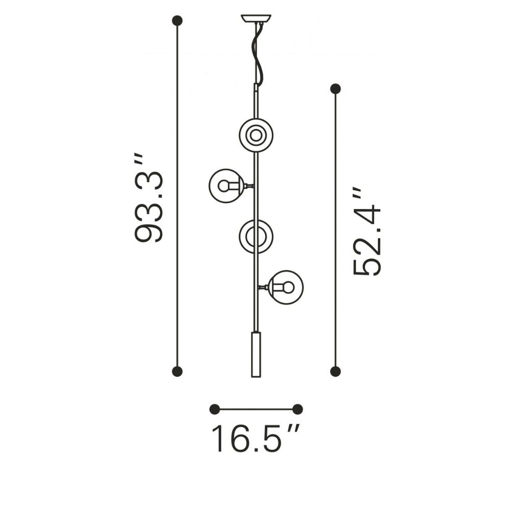 Lámpara de Techo para Sala de Estar | Negro Latón | Acero Vidrio Tintado | Interior Cuarto Sala de Espera Habitación Decorativa Hogar Interior Decorativos Lampara Iluminacion Lampara Piso Lampara Moderna Luz Cocina Sala de Estar Dormitorio LÁMPARA NOGAL BEAT ZATARA 