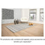 TAPETE LAVIN ARIA T2309 | Tapete Decorativo para Recepción Hotel Hogar Departamento Sala | GRIS CREMA | Varias Medidas | Rectangular | Interior | Hotel Habitación Airbnb Sala Recamara Estudio