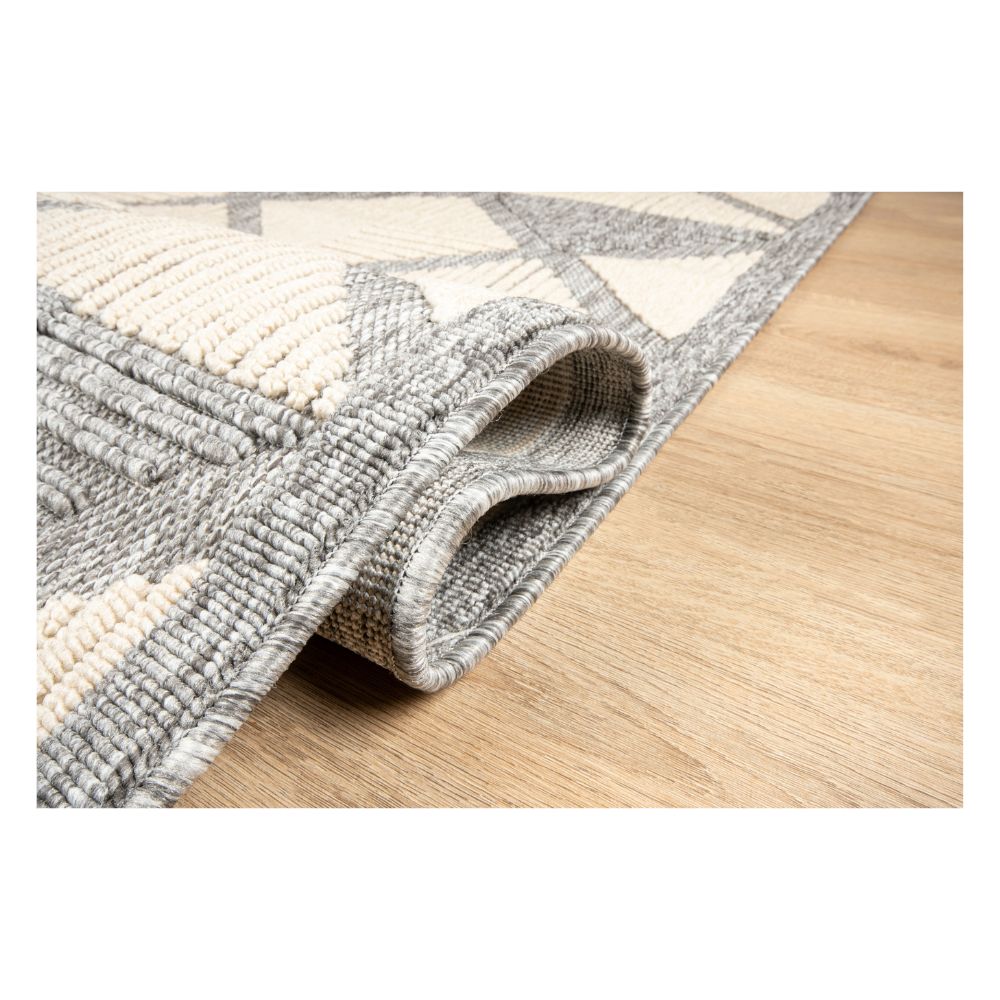 TAPETE LAVIN ARIA T2314 | Tapete Decorativo para Recepción Hotel Hogar Departamento Sala | GRIS CREMA | Varias Medidas | Rectangular | Interior | Hotel Habitación Airbnb Sala Recamara Estudio