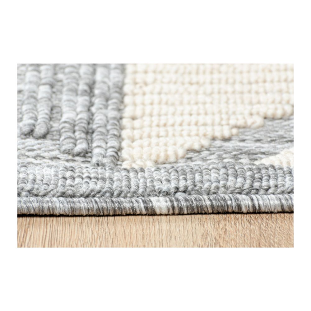 TAPETE LAVIN ARIA T2314 | Tapete Decorativo para Recepción Hotel Hogar Departamento Sala | GRIS CREMA | Varias Medidas | Rectangular | Interior | Hotel Habitación Airbnb Sala Recamara Estudio
