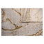 TAPETE LAVIN ARTEMA U6001 | Tapete Decorativo para Recepción Hotel Hogar Departamento Sala | ORO TAUPE | Varias Medidas | Rectangular | Interior | Hotel Habitación Airbnb Sala Recamara Estudio