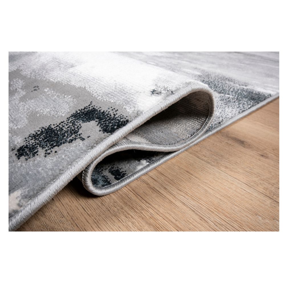 TAPETE LAVIN ARTEMA U6002 | Tapete Decorativo para Recepción Hotel Hogar Departamento Sala | GRIS PLATA | Varias Medidas | Rectangular | Interior | Hotel Habitación Airbnb Sala Recamara Estudio