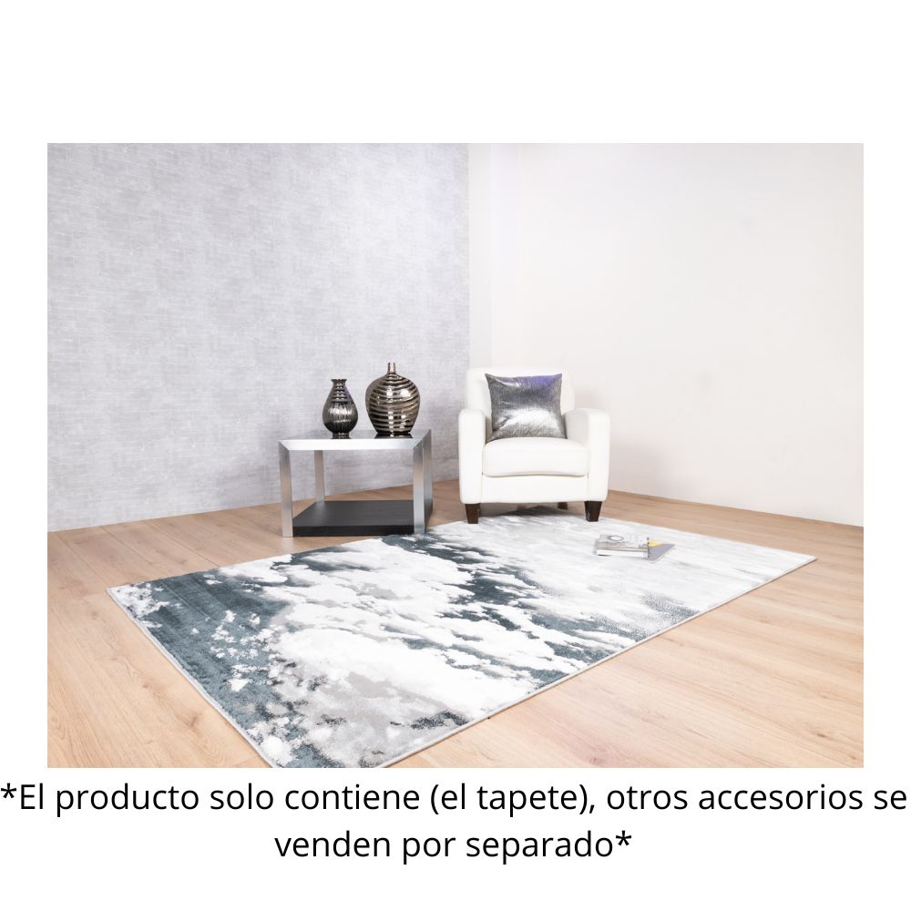 TAPETE LAVIN ARTEMA U6002 | Tapete Decorativo para Recepción Hotel Hogar Departamento Sala | GRIS PLATA | Varias Medidas | Rectangular | Interior | Hotel Habitación Airbnb Sala Recamara Estudio