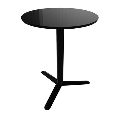 Mesa para Negocios Labenze Arket 160-08600 | Cubierta de acero y columna de aluminio de 3 puntas | Nogal Beat · mesa comercial.