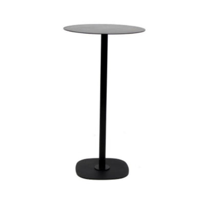 Nogal Beat Mesa Iron 110 Altura Cuadarada Estructura De Metal Bar Interior/Exterior -  - MDO - NOGAL BEAT