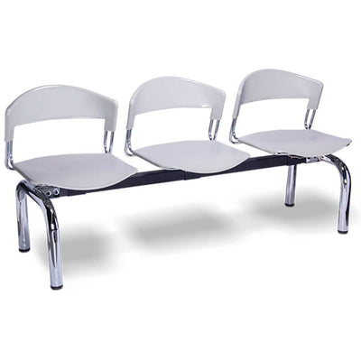 Requiez Banca RE-931 Polipropileno Base 4 Puntas Acero Tubular Redondo