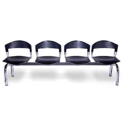 Requiez Banca RE-941 Polipropileno Base 4 Puntas Acero Tubular Redondo - Banca - Requiez - NOGAL BEAT