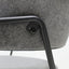 Silla comercial Kingstrong Cáceres tapizada en vinipiel con base metálica