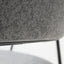 Silla comercial Kingstrong Cáceres tapizada en vinipiel con base metálica