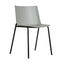Silla Kingstrong Colombo 821 con asiento de polipropileno y base metálica de cuatro puntas