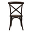 SILLA KINGSTRONG CROSSBACK MOB-6043F SILL0903556 | Silla Ocasional Comercial Decorativa | Base 4 Puntas | Estilo Escandinavo | Madera Asiento Texturizado | Interior