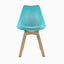 SILLA KINGSTRONG FRANKFURT SILL0670538 | Silla Comercial para Restaurante | Base 4 Puntas | Madera Solida Cruzada | Polipropileno | Acojinado | Interior