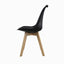 SILLA KINGSTRONG FRANKFURT SILL0670538 | Silla Comercial para Restaurante | Base 4 Puntas | Madera Solida Cruzada | Polipropileno | Acojinado | Interior