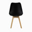 SILLA KINGSTRONG FRANKFURT SILL0670538 | Silla Comercial para Restaurante | Base 4 Puntas | Madera Solida Cruzada | Polipropileno | Acojinado | Interior