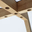 SILLA KINGSTRONG FRANKFURT SILL0670538 | Silla Comercial para Restaurante | Base 4 Puntas | Madera Solida Cruzada | Polipropileno | Acojinado | Interior