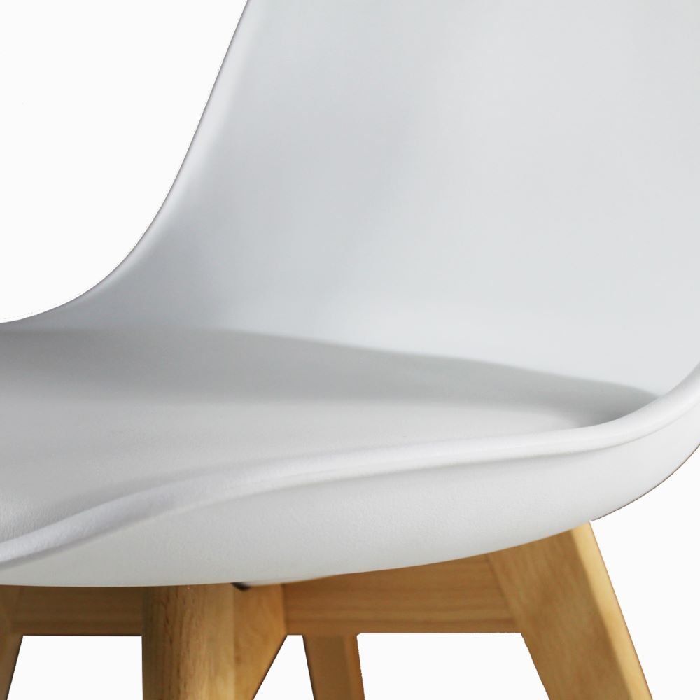 SILLA KINGSTRONG FRANKFURT SILL0670538 | Silla Comercial para Restaurante | Base 4 Puntas | Madera Solida Cruzada | Polipropileno | Acojinado | Interior