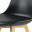 SILLA KINGSTRONG FRANKFURT SILL0670538 | Silla Comercial para Restaurante | Base 4 Puntas | Madera Solida Cruzada | Polipropileno | Acojinado | Interior