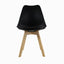 SILLA KINGSTRONG FRANKFURT SILL0670538 | Silla Comercial para Restaurante | Base 4 Puntas | Madera Solida Cruzada | Polipropileno | Acojinado | Interior