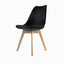 SILLA KINGSTRONG FRANKFURT SILL0670538 | Silla Comercial para Restaurante | Base 4 Puntas | Madera Solida Cruzada | Polipropileno | Acojinado | Interior Cafetería Bar Zona de Alimentos Barra Bistro