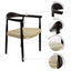 Silla comercial Kingstrong Guiza de madera maciza con asiento trenzado impermeable estilo escandinavo