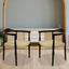 Silla comercial Kingstrong Guiza de madera maciza con asiento trenzado impermeable estilo escandinavo
