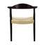 Silla comercial Kingstrong Guiza de madera maciza con asiento trenzado impermeable estilo escandinavo