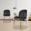 SILLA KINGSTRONG MOB-039B TREVISO VELVET SILL2242337 | Silla Ocasional Comercial Decorativa | Base 4 Puntas Metal | Tapizado Tela | Interior