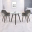 SILLA KINGSTRONG MOB-052 TRENTO VELVET SILL2242332 | Silla Ocasional Comercial Decorativa | Base 4 Puntas Metal | Tapizado Tela | Interior