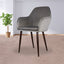 SILLA KINGSTRONG MOB-052 TRENTO VELVET SILL2242332 | Silla Ocasional Comercial Decorativa | Base 4 Puntas Metal | Tapizado Tela | Interior