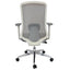 SILLA OFFIHO CREW OHE-112gris | Silla Operativa Diseño Ergonómico para Oficina Coworking | Altura Ajustable | Base Estrella | Asiento Tapizado | Respaldo en Malla | Interior