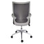 SILLA OFFIHO EQUA OHE-183gris | Silla Operativa Diseño Ergonómico Oficina Area Trabajo | Altura Ajustable | Respaldo en Malla | Interior
