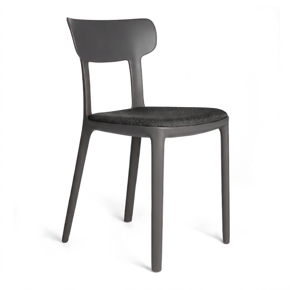 Silla Comercial Interior - INFINITI CANOVA - Varios Colores - Asiento Tapizado - Estructura de Polipropileno