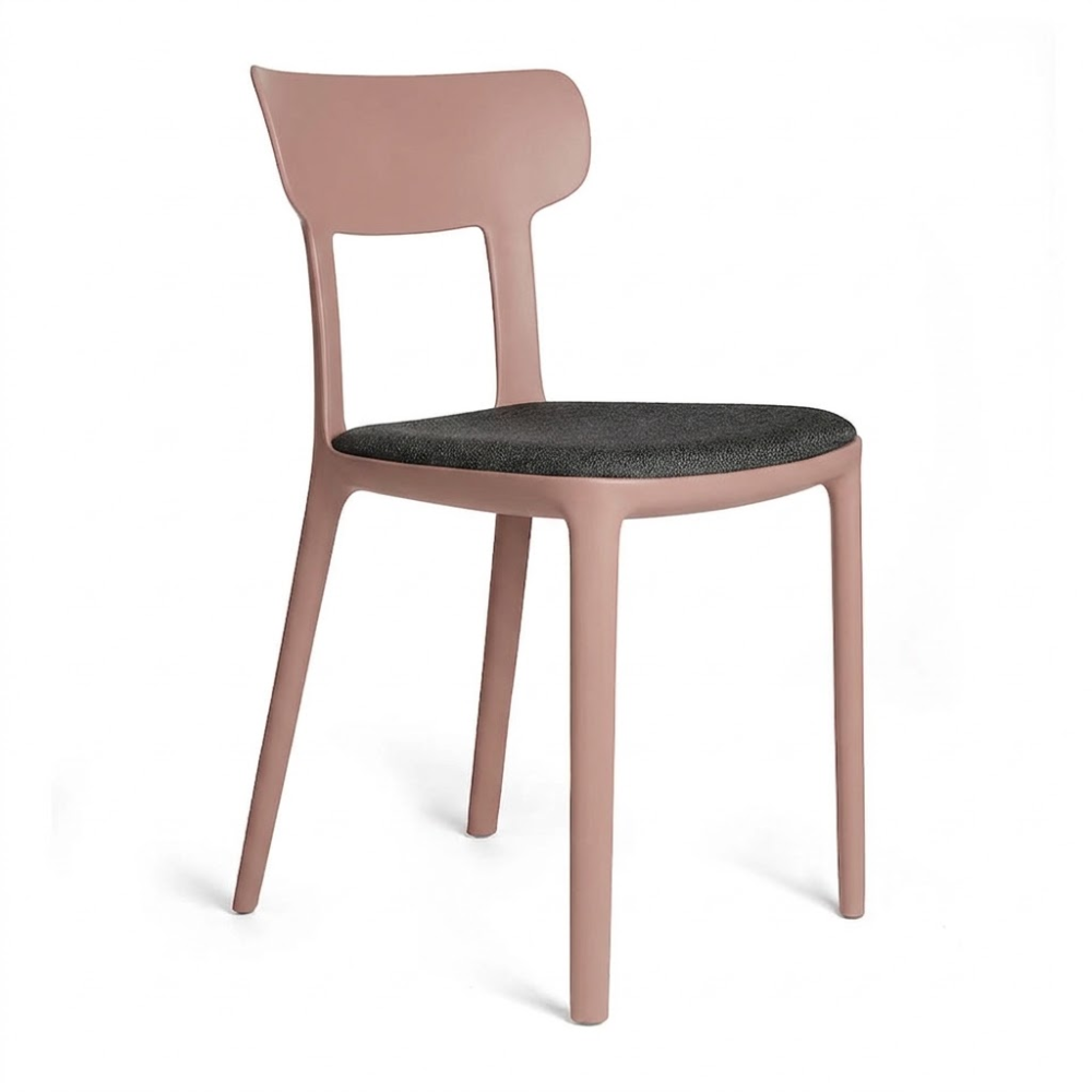 Silla Comercial Interior - INFINITI CANOVA - Varios Colores - Asiento Tapizado - Estructura de Polipropileno