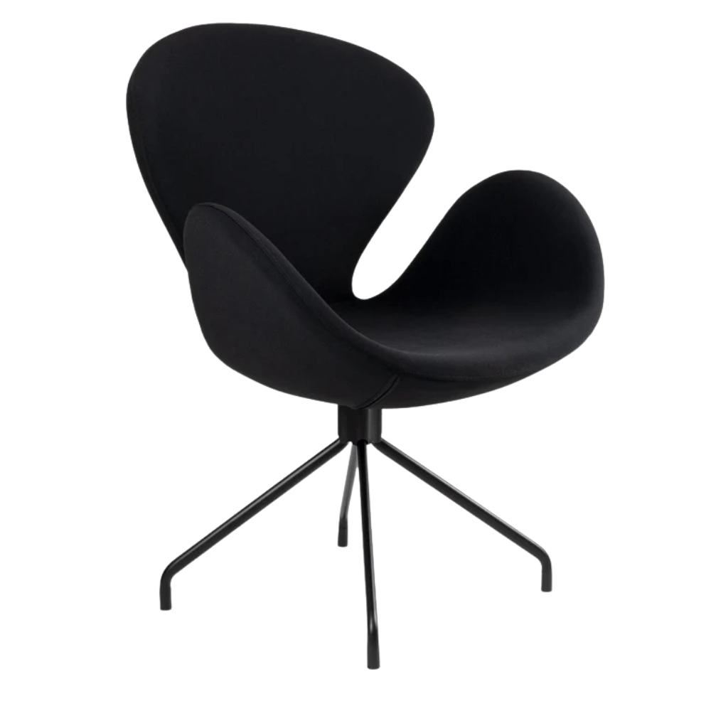 Silla de Oficina - NOGAL BEAT SWAN - Varios Colores - Asiento y Respaldo Tapizados