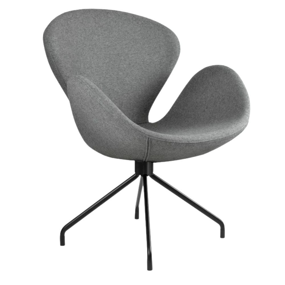 Silla de Oficina - NOGAL BEAT SWAN - Varios Colores - Asiento y Respaldo Tapizados