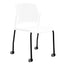Silla de Oficina Respaldo Multiperforado - LABENZE REPLAY 106-0600R - Varios Colores - Tubular Negro y Apilable