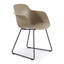 Silla de Oficina Visita - INFINITI SICLA TRINEO - Varios Colores - Cuerpo de Polipropileno - Base Metálica Trineo