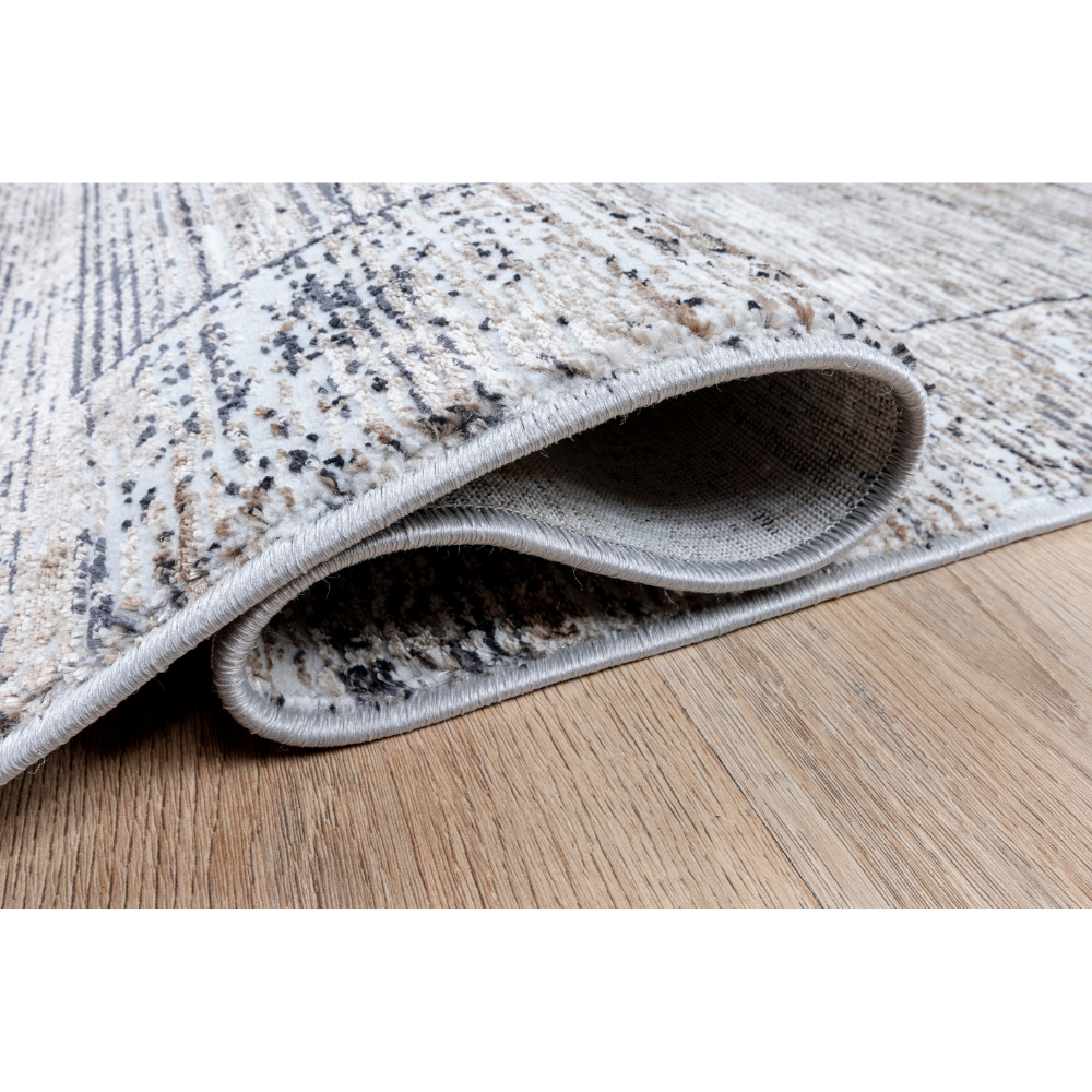 TAPETE NOGAL BEAT AMINA T5137 | Tapete Decorativo Habitación Interiores | Tono: Gris | Varias Medidas | Rectangular | Interior