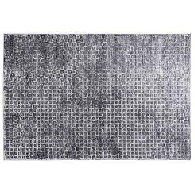 TAPETE NOGAL BEAT AMINA T5140 | Tapete Decorativo para Recepción Hotel Hogar | Tono: Gris Gris | Varias Medidas | Rectangular | Interior