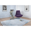TAPETE NOGAL BEAT AMINA T5141 | Tapete Decorativo para Recepción Hotel Hogar | Tono: Gris Gris Azul | Varias Medidas | Rectangular | Interior