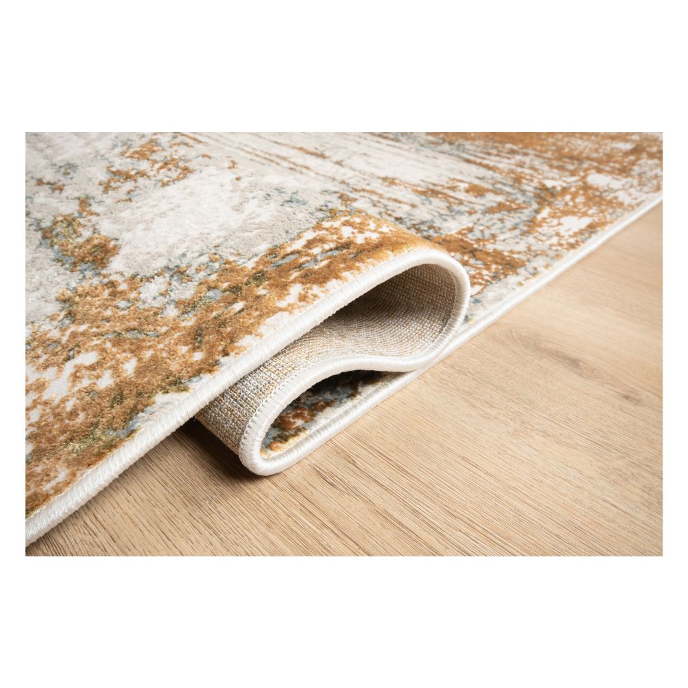 TAPETE LAVIN ARTEMA U6018 | Tapete Decorativo para Recepción Hotel Hogar Departamento Sala | ORO TAUPE | Varias Medidas | Rectangular Circular| Interior | Hotel Habitación Airbnb Sala Recamara Estudio