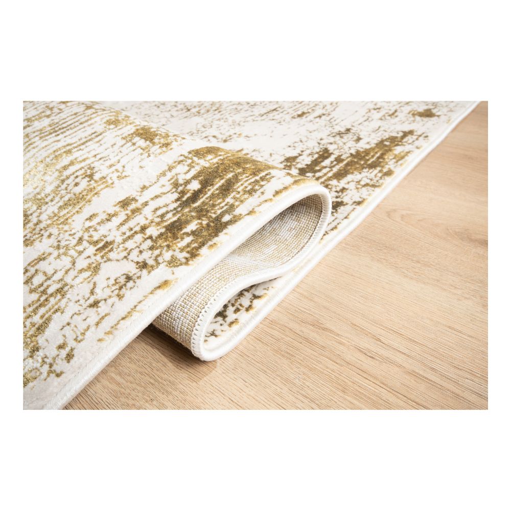 TAPETE LAVIN ARTEMA U6019 | Tapete Decorativo para Recepción Hotel Hogar Departamento Sala | ORO TAUPE | Varias Medidas | Rectangular Circular | Interior | Hotel Habitación Airbnb Sala Recamara Estudio