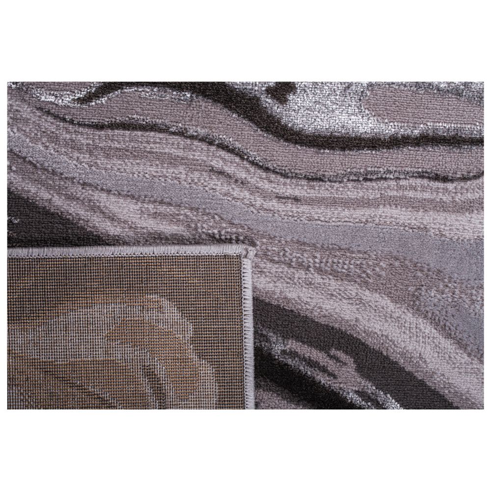 TAPETE LAVIN AYDA T9018 | Tapete Decorativo para Recepción Hotel Hogar Departamento Sala | GRIS PLATA | Varias Medidas | Rectangular | Interior | Hotel Habitación Airbnb Sala Recamara Estudio