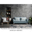Tapete colección Belma U6026 rectangular de polipropileno y poliéster en tono plata negro