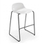 Taburete Comercial - INFINITI PURE LOOP MINI H66 TRINEO - Varios Colores - Asiento en Policarbonato - Base Metálica Trineo
