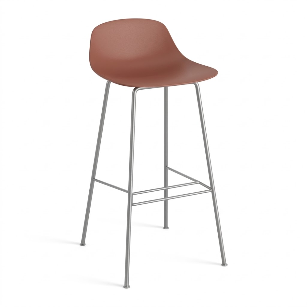 Taburete Comercial - INFINITI PURE LOOP MINI H76 4 PATAS - Varios Colores - Asiento en Policarbonato - Base Metálica 4 Patas