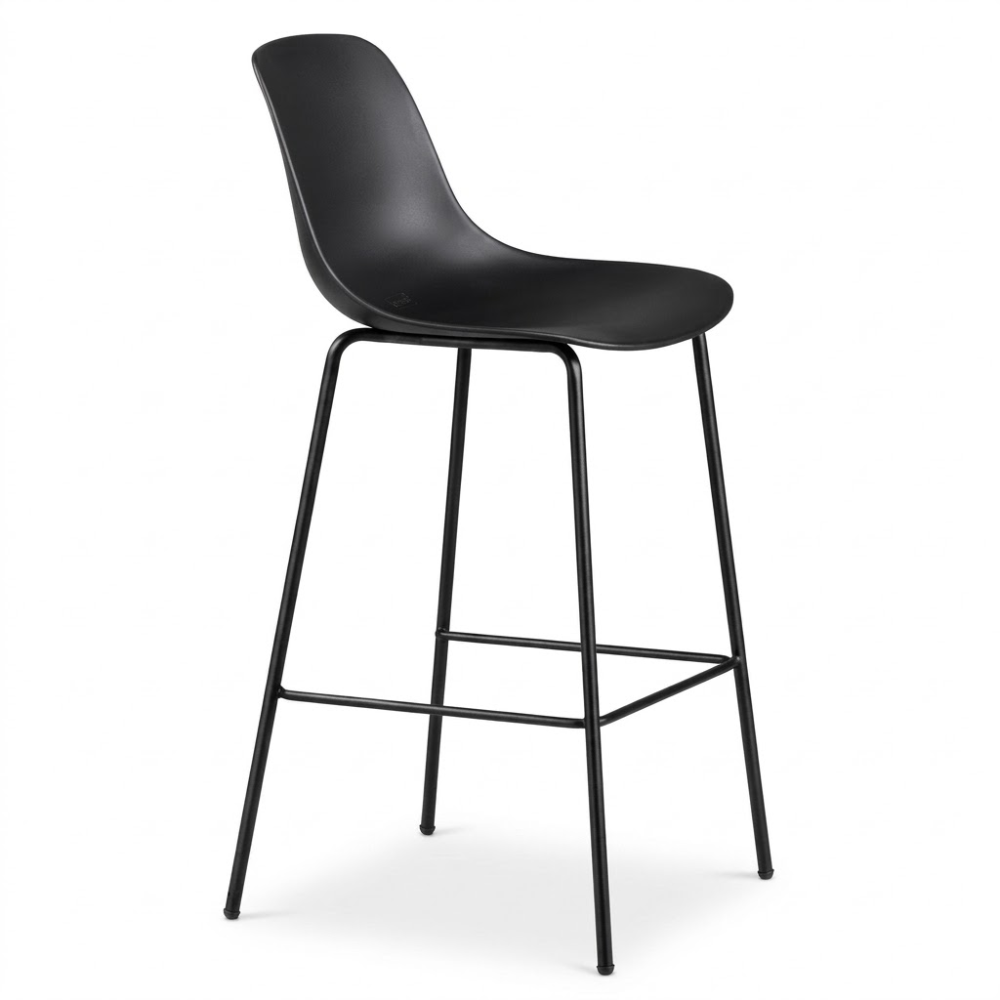 Taburete Comercial - INFINITI PURE LOOP MONO H66 4 PATAS - Varios Colores - Asiento en Polipropileno - Base Metálica 4 Patas