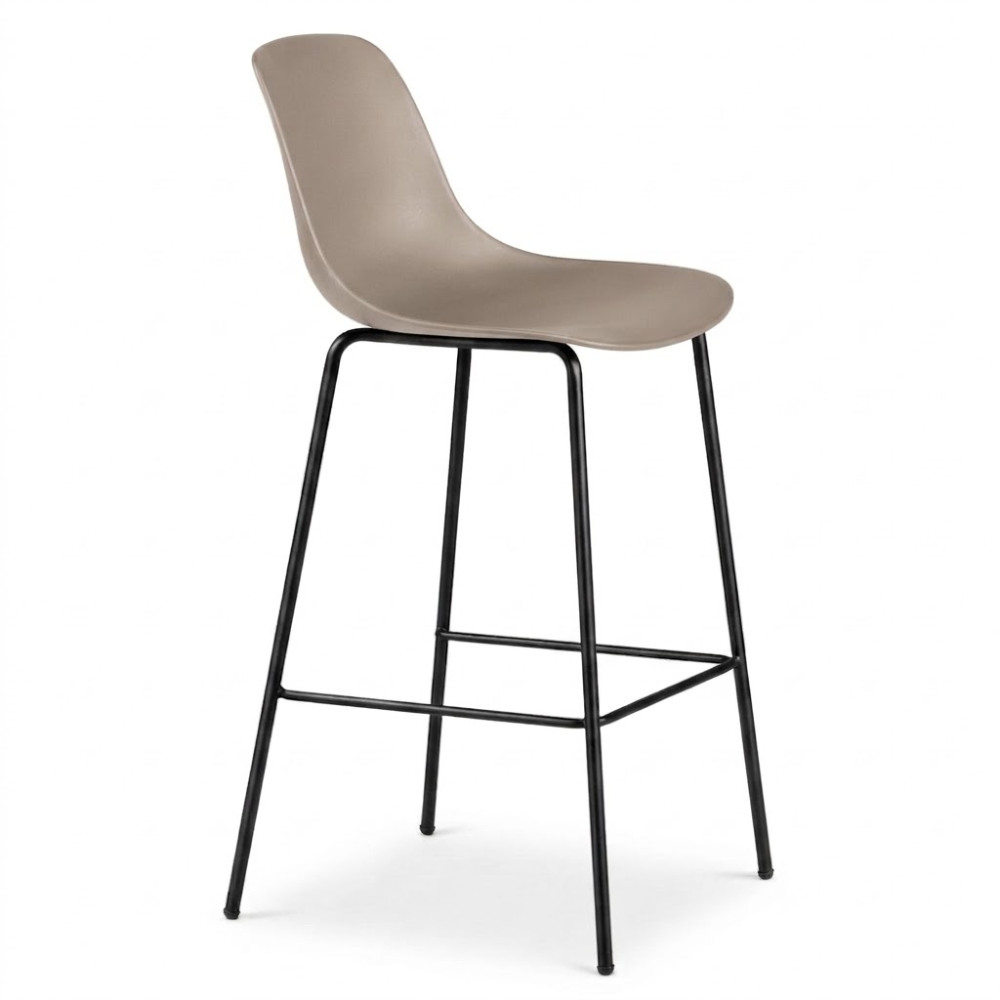 Taburete Comercial - INFINITI PURE LOOP MONO H66 4 PATAS - Varios Colores - Asiento en Polipropileno - Base Metálica 4 Patas